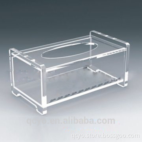 2015 shenzhen supplier new productsclear / flower tissue box